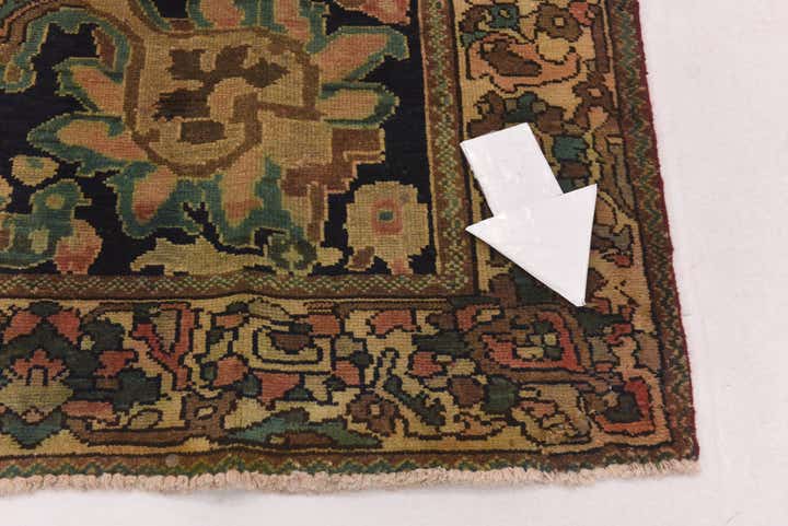 6' 9 x 9' 8 Hand Knotted Bakhtiar Persian Wool Rug