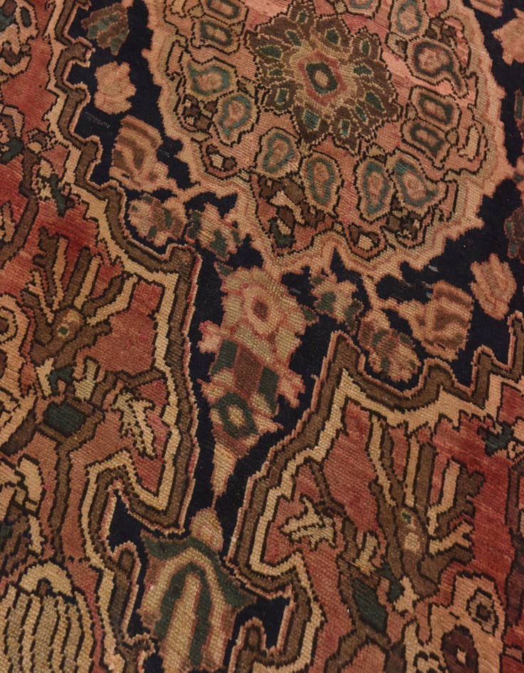 Detail image of 6' 9 x 9' 8 Hand Knotted Bakhtiar Persian Wool Rug