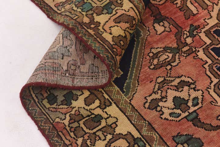 6' 9 x 9' 8 Hand Knotted Bakhtiar Persian Wool Rug