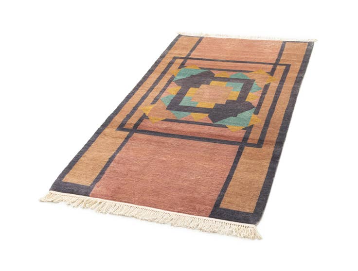 Detail image of 3' 6 x 6' 5 Hand Knotted Bokhara Oriental Wool Rug
