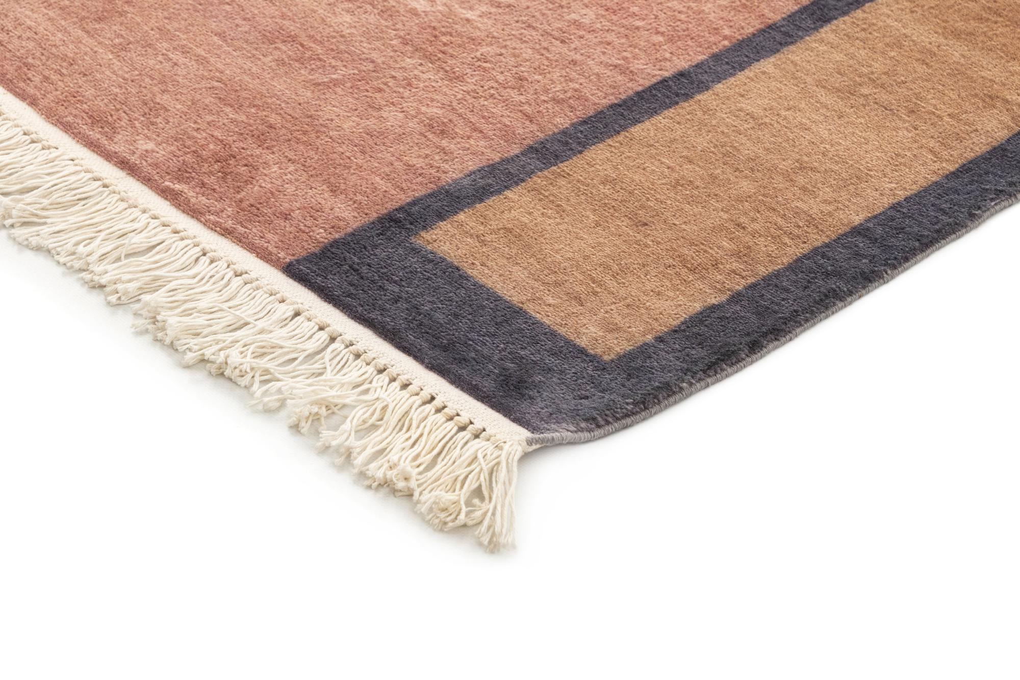 3' 6 x 6' 5 Hand Knotted Bokhara Oriental Wool Rug