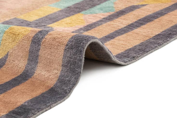 Detail image of 3' 6 x 6' 5 Hand Knotted Bokhara Oriental Wool Rug