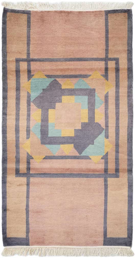 3' 6 x 6' 5 Hand Knotted Bokhara Oriental Wool Rug