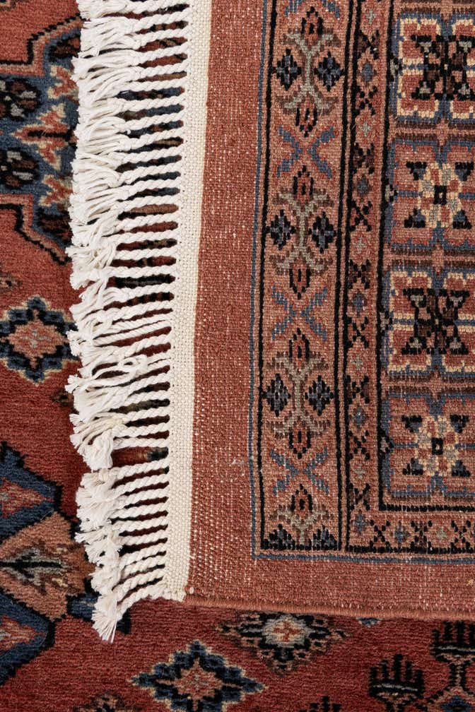 3' 2 x 5' 5 Hand Knotted Bokhara Wool Rug