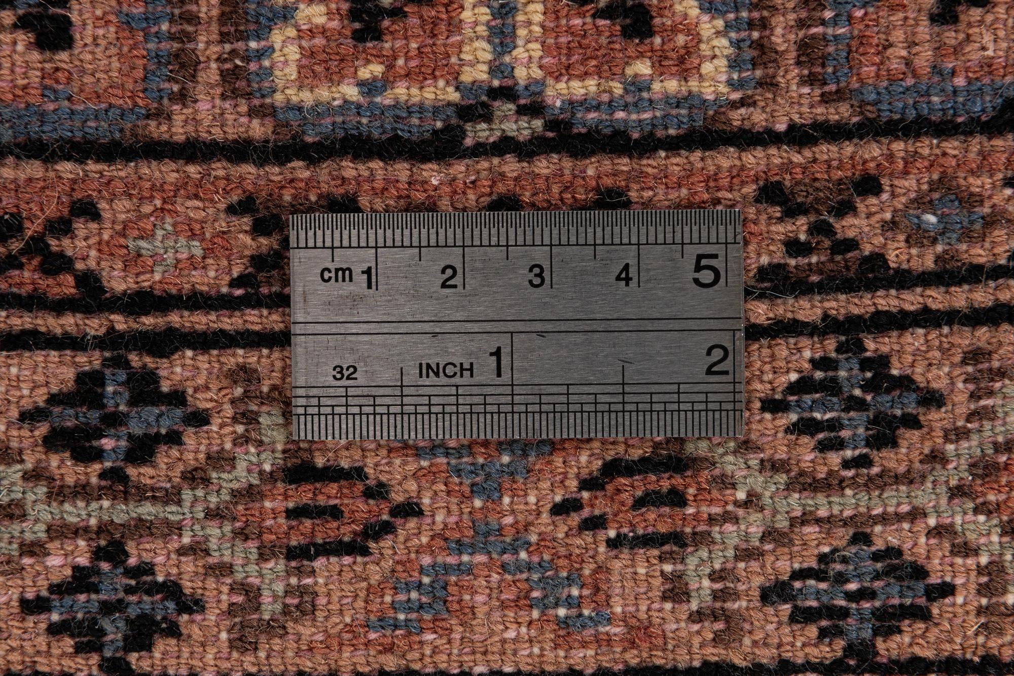 3' 2 x 5' 5 Hand Knotted Bokhara Wool Rug