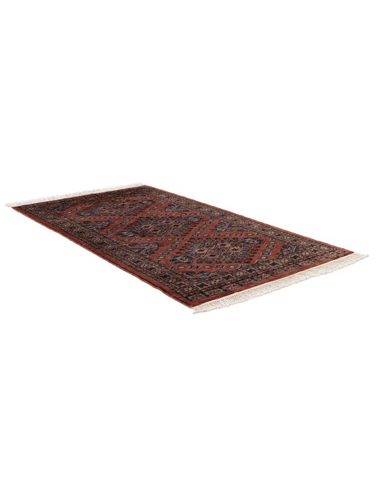 Detail image of 3' 2 x 5' 5 Hand Knotted Bokhara Wool Rug