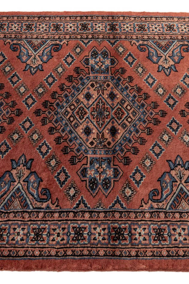 Detail image of 3' 2 x 5' 5 Hand Knotted Bokhara Wool Rug