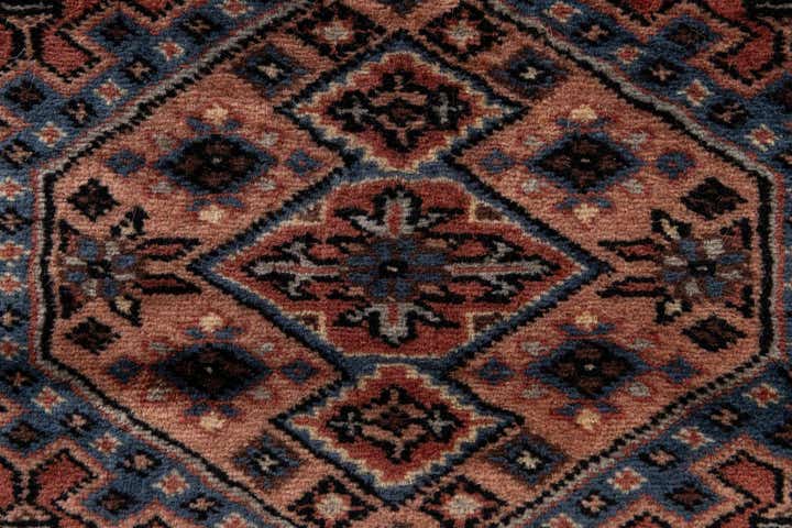 3' 2 x 5' 5 Hand Knotted Bokhara Wool Rug