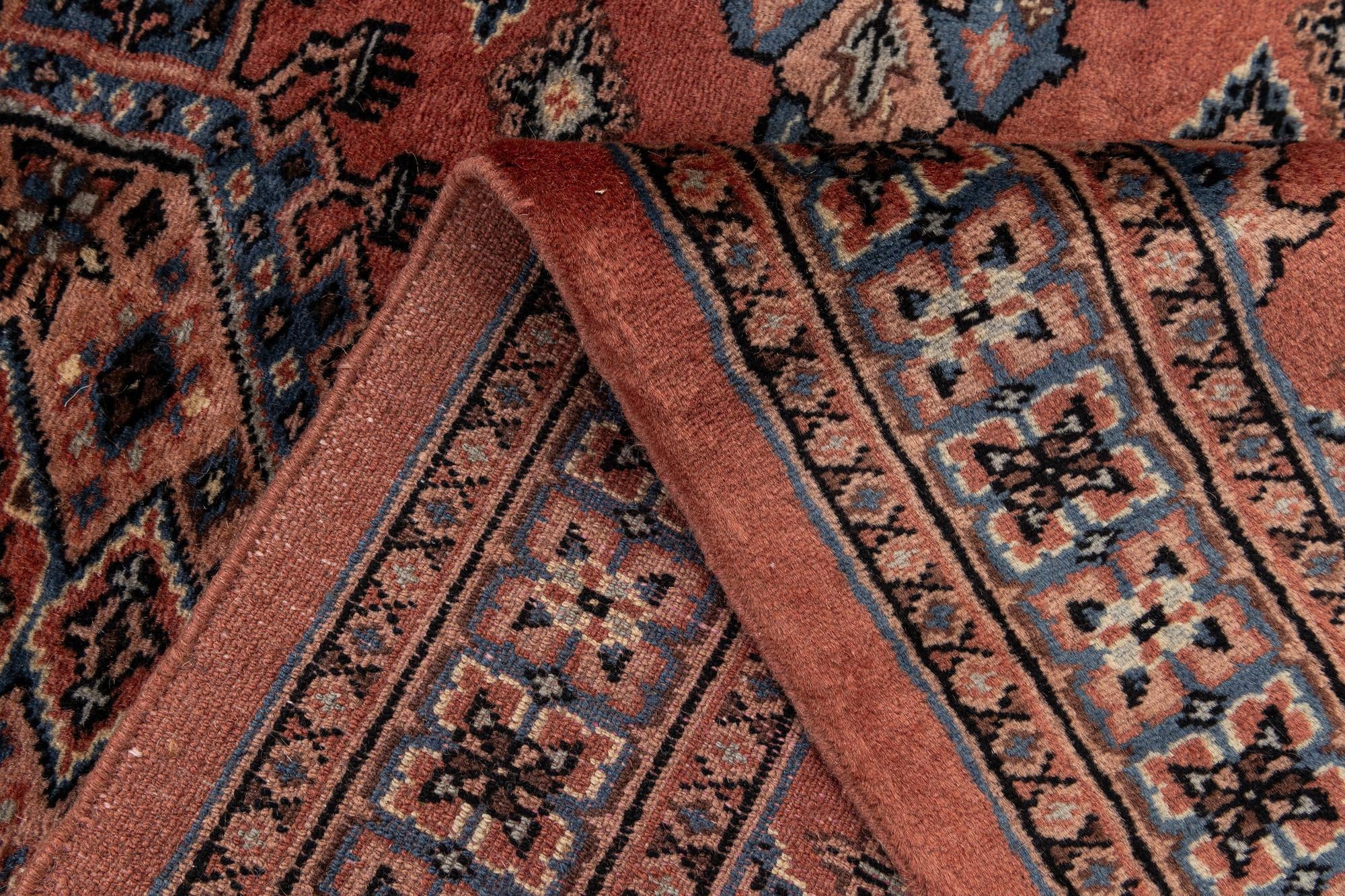 3' 2 x 5' 5 Hand Knotted Bokhara Wool Rug