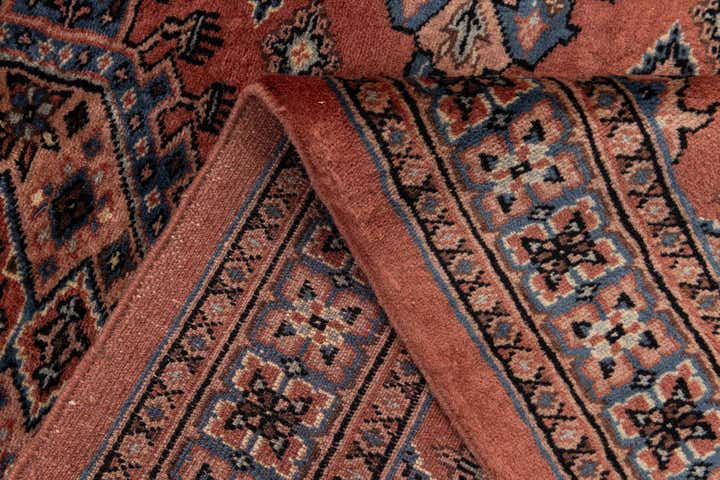 3' 2 x 5' 5 Hand Knotted Bokhara Wool Rug