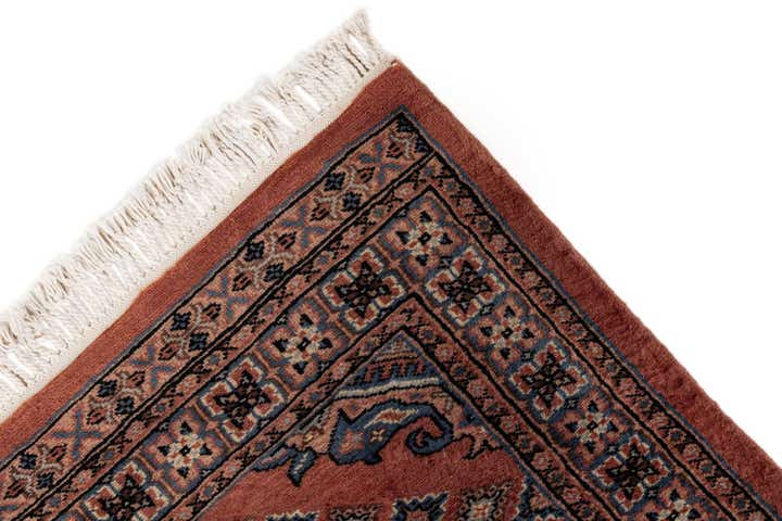 3' 2 x 5' 5 Hand Knotted Bokhara Wool Rug