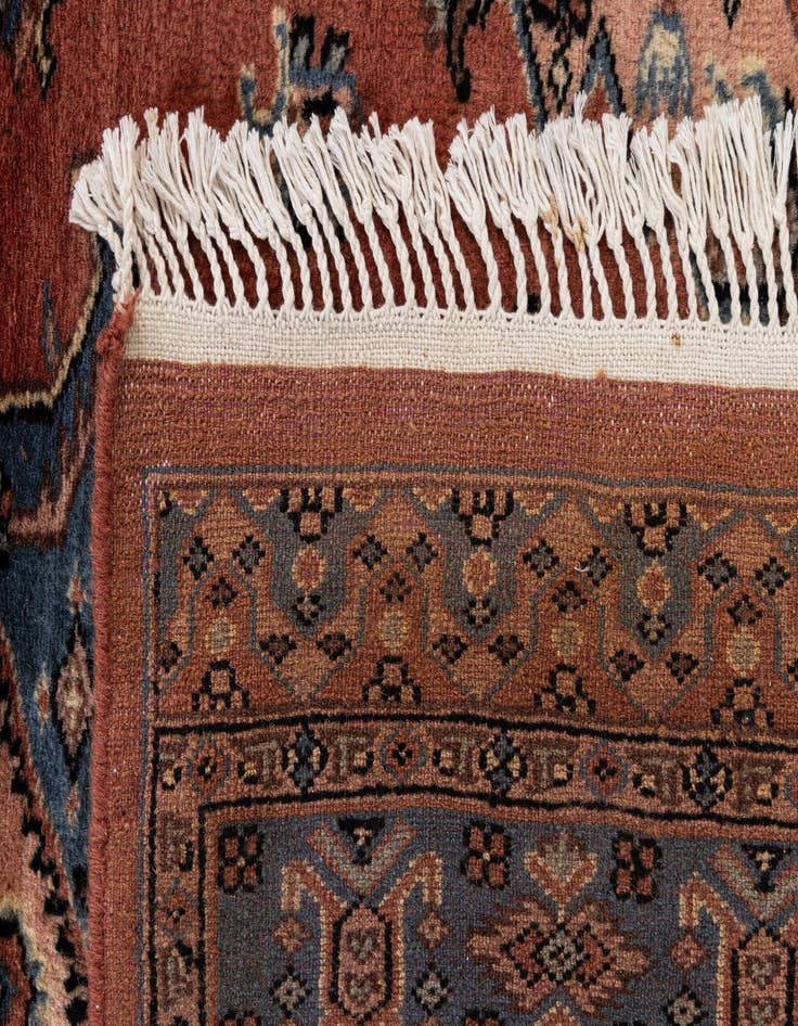 Detail image of 3' 3 x 4' 11  Hand Knotted Bokhara Wool Rug