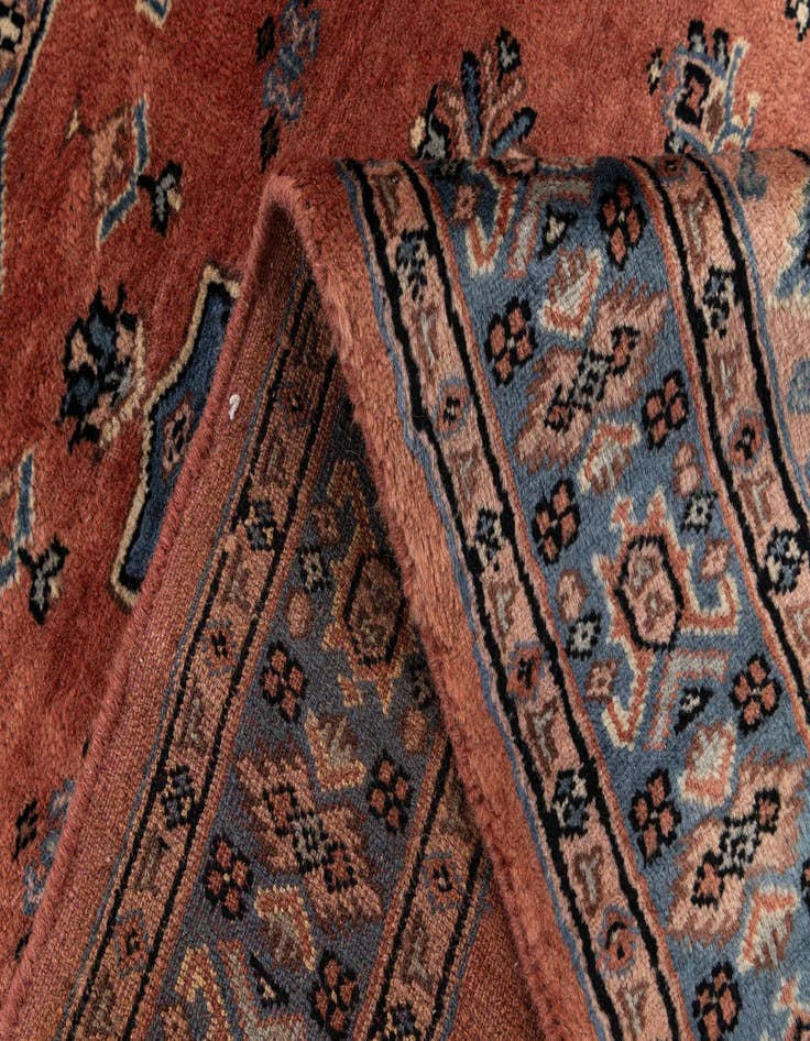 Detail image of 3' 3 x 4' 11  Hand Knotted Bokhara Wool Rug