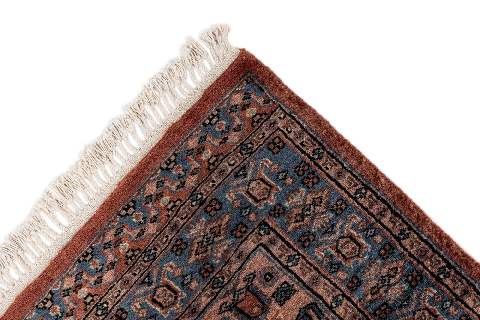 3' 3 x 4' 11 Hand Knotted Bokhara Wool Rug
