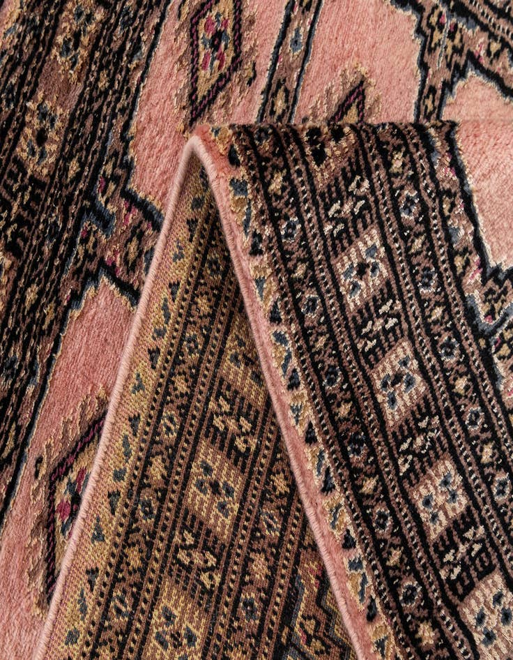 Detail image of 2' 8 x 4'  Hand Knotted Bokhara Rug