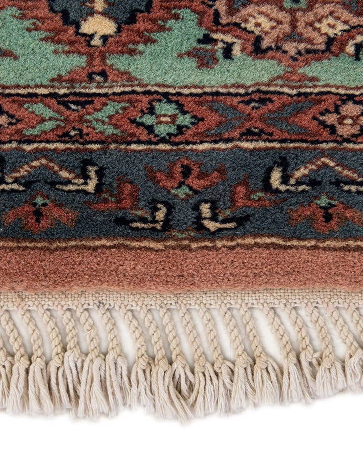 Detail image of 4' 3 x 6' 4  Hand Knotted Bokhara Oriental Wool Rug