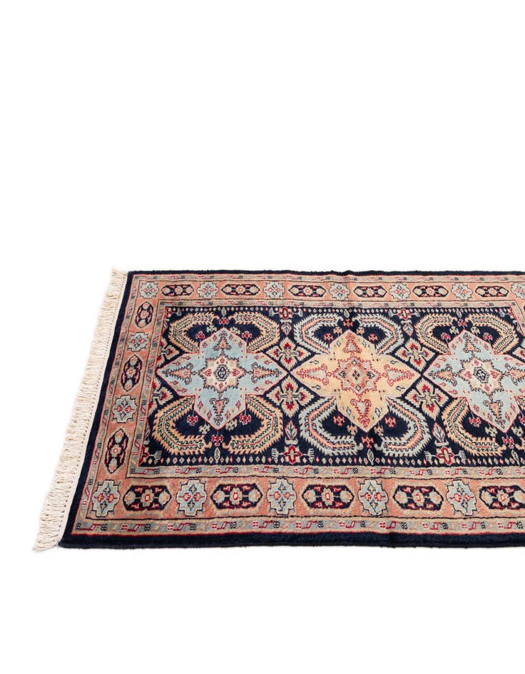 Detail image of 3' 3 x 5'  Hand Knotted Bokhara Wool Rug