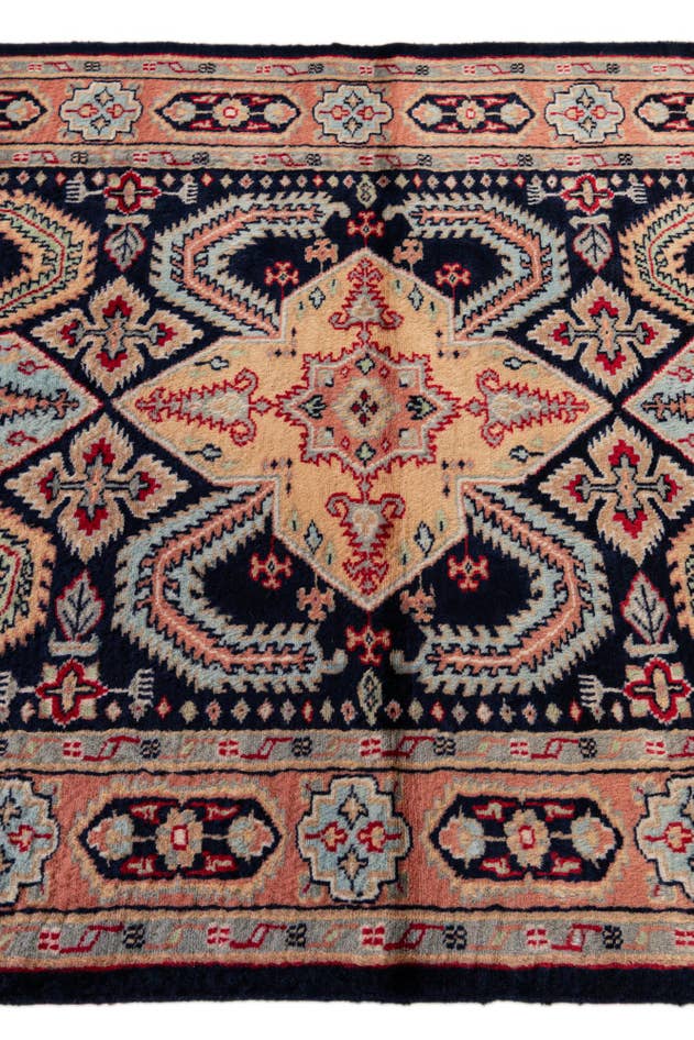 Detail image of 3' 3 x 5' Hand Knotted Bokhara Wool Rug