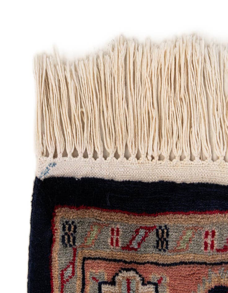 Detail image of 3' 3 x 5'  Hand Knotted Bokhara Wool Rug