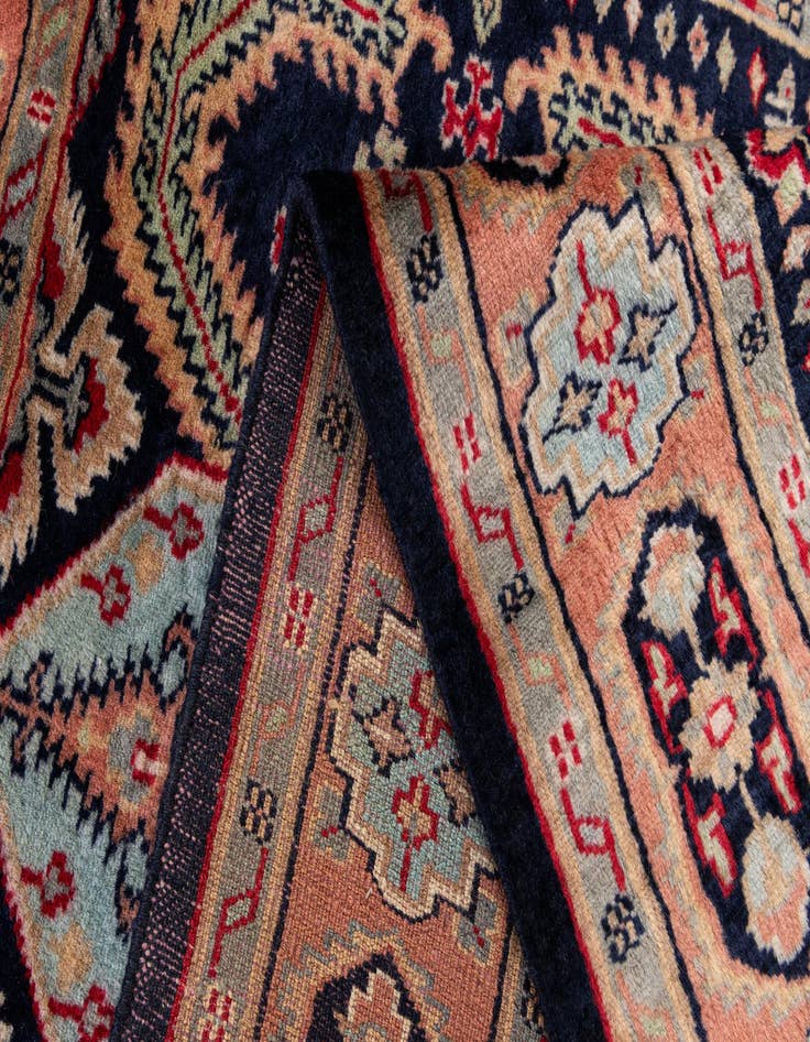Detail image of 3' 3 x 5'  Hand Knotted Bokhara Wool Rug