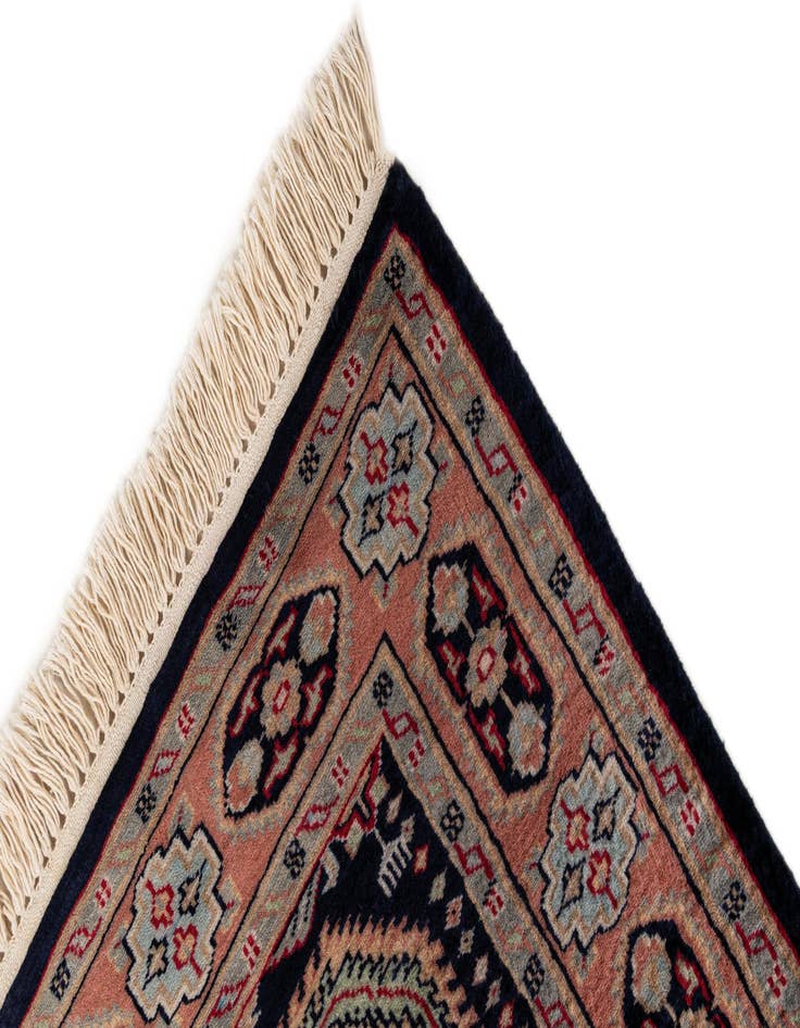 Detail image of 3' 3 x 5'  Hand Knotted Bokhara Wool Rug