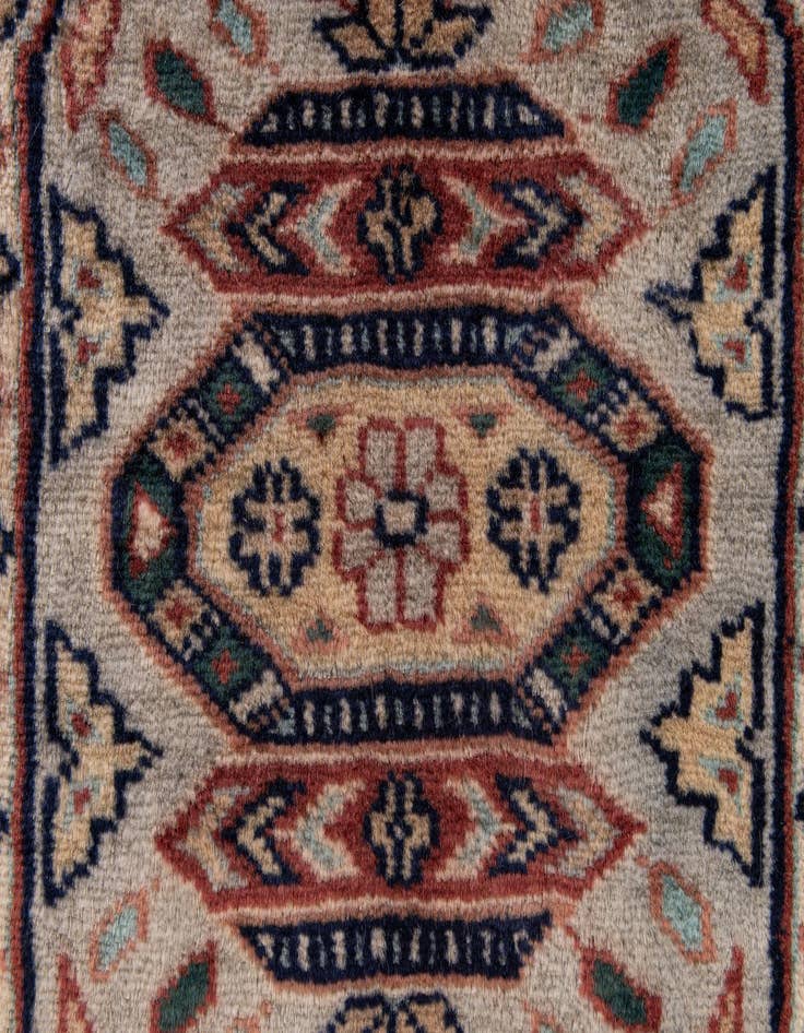 Detail image of 3' 3 x 5' 10  Hand Knotted Bokhara Wool Rug