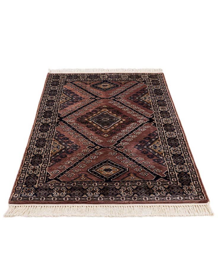 Detail image of 3' 1 x 4' 11 Hand Knotted Bokhara Rug