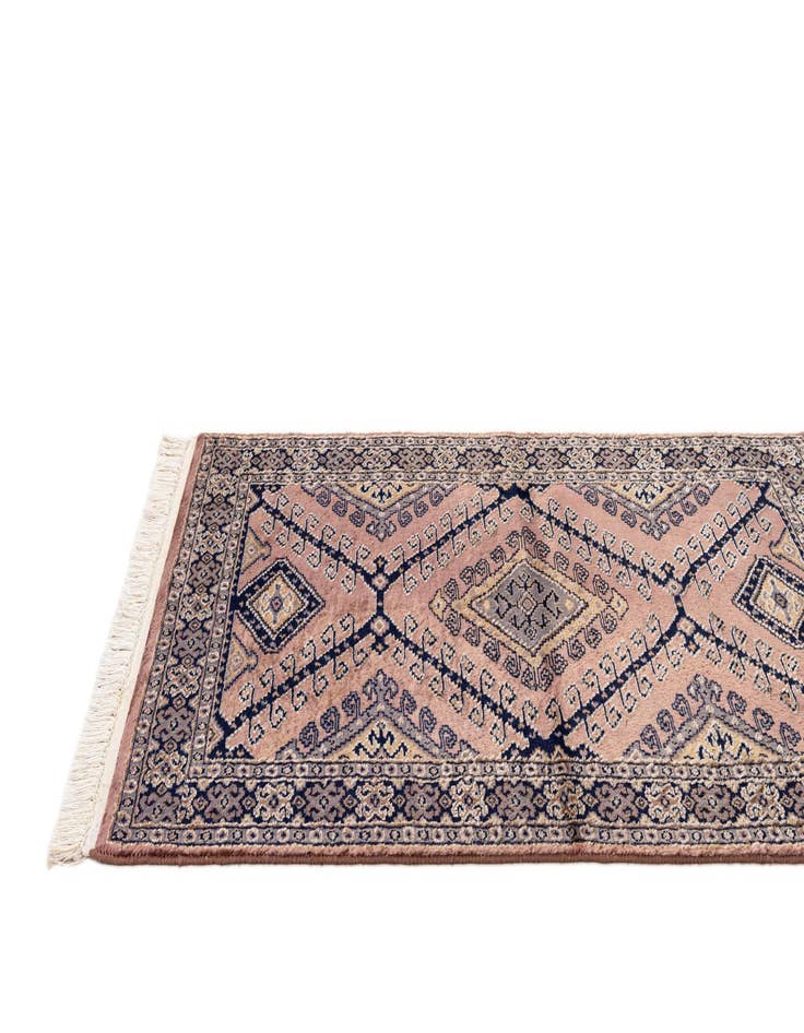 Detail image of 3' 1 x 4' 11  Hand Knotted Bokhara Rug