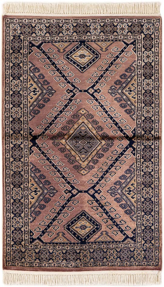 Detail image of 3' 1 x 4' 11 Hand Knotted Bokhara Rug