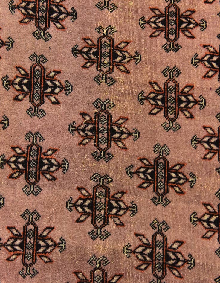 Detail image of 7' x 10' Hand Knotted Bokhara Oriental Wool Rug