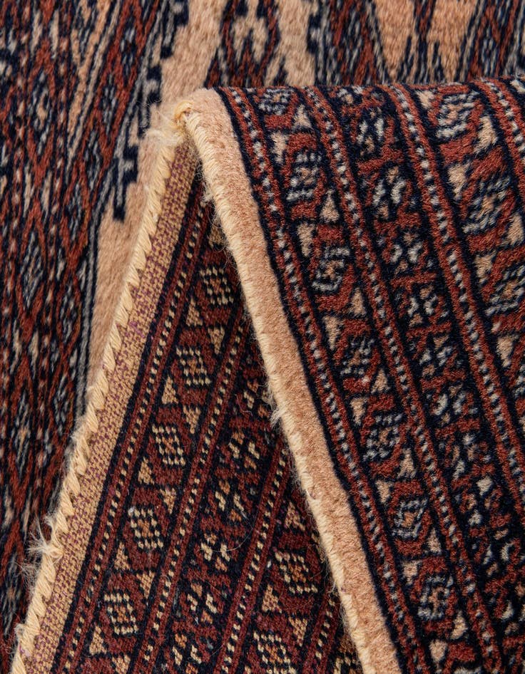Detail image of 2' 1 x 3' 3  Hand Knotted Bokhara Oriental Wool Rug