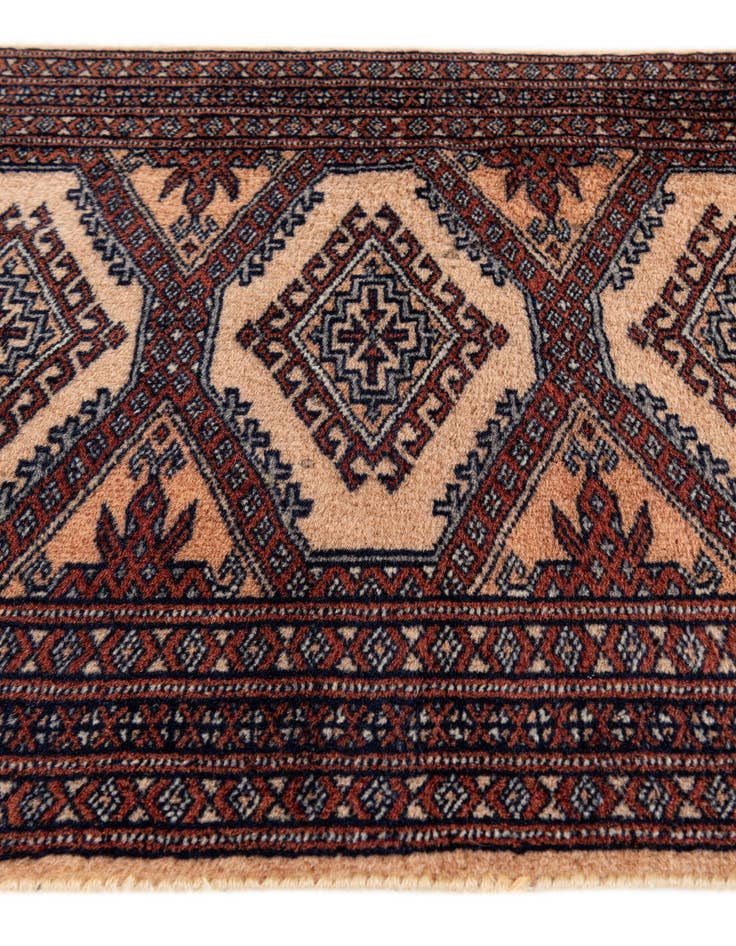 Detail image of 2' 1 x 3' 3  Hand Knotted Bokhara Oriental Wool Rug