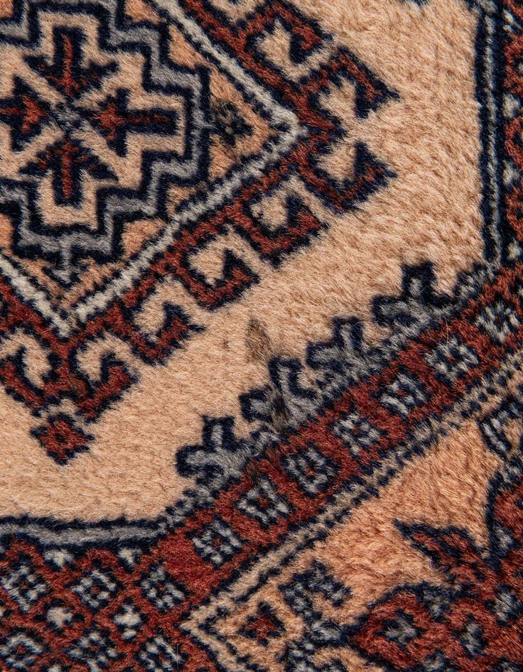 Detail image of 2' 1 x 3' 3  Hand Knotted Bokhara Oriental Wool Rug