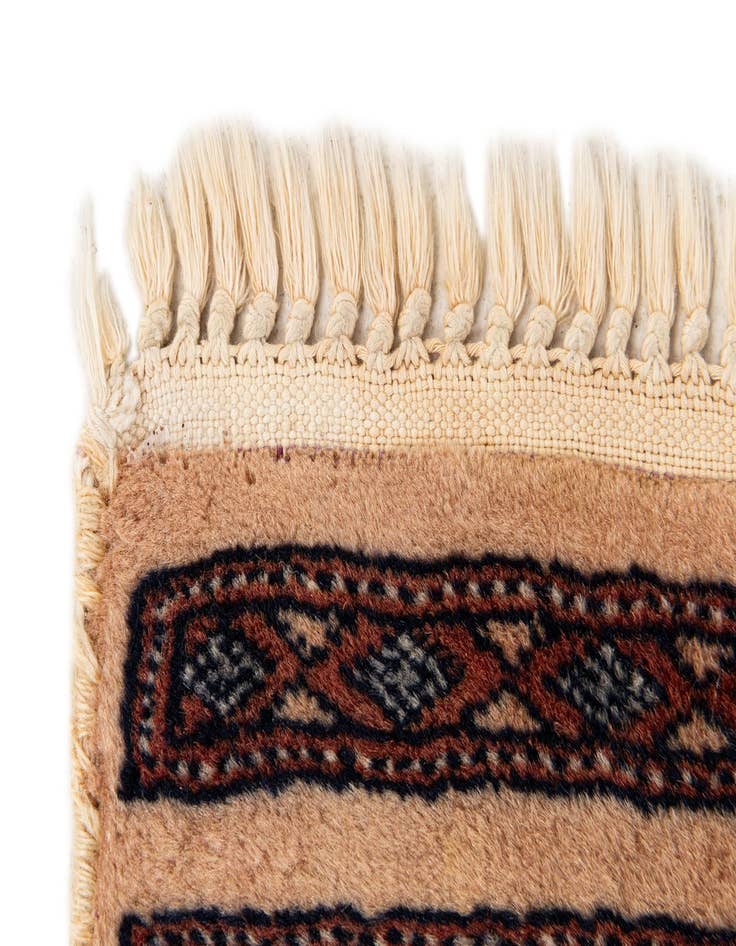 Detail image of 2' 1 x 3' 3  Hand Knotted Bokhara Oriental Wool Rug