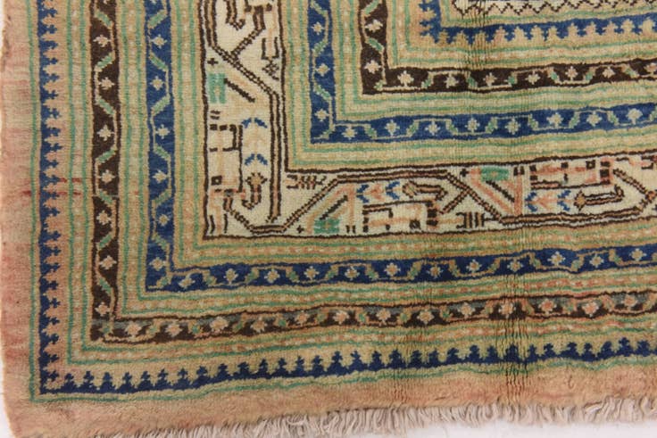 Detail image of 7' 5 x 10' 7 Hand Knotted Botemir Persian Wool Rug