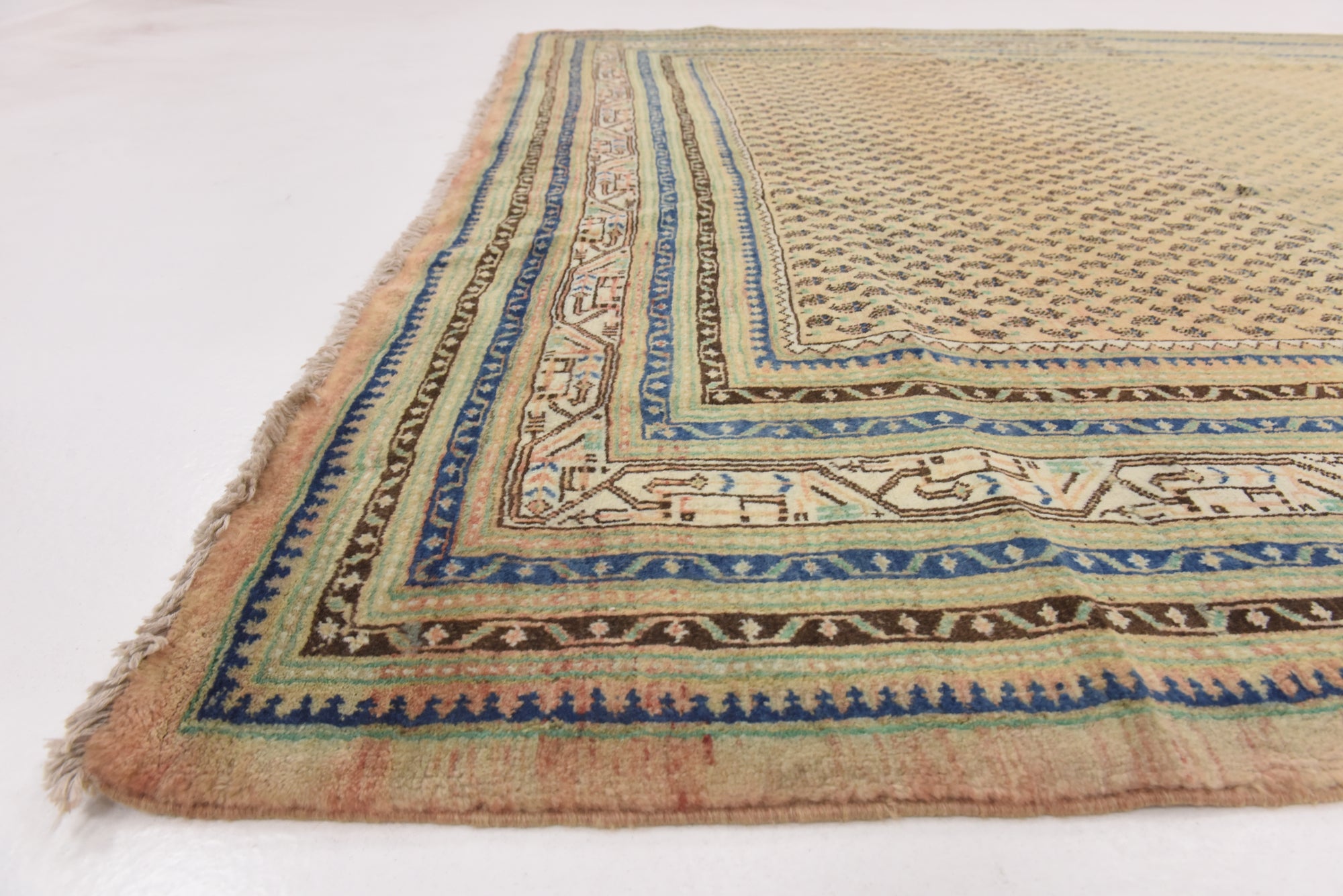7' 5 x 10' 7 Hand Knotted Botemir Persian Wool Rug