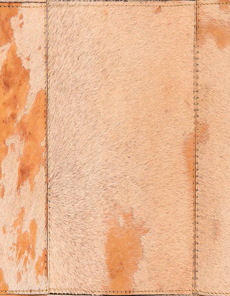 Detail image of 3' 10 x 5' 9 Cowhide Leather Rug