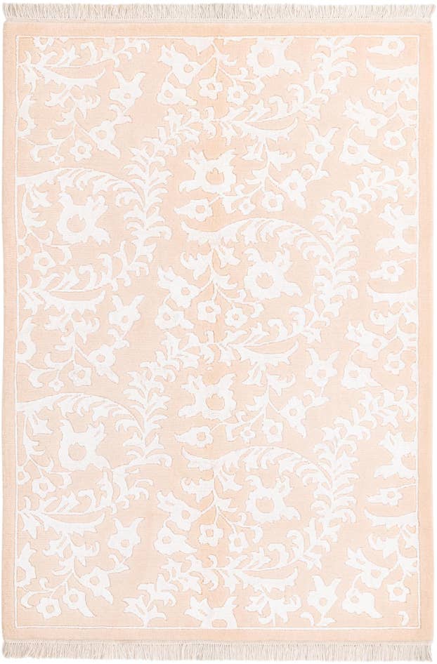 Detail image of 4' 1 x 5' 11 Hand Knotted Darya Wool Rug
