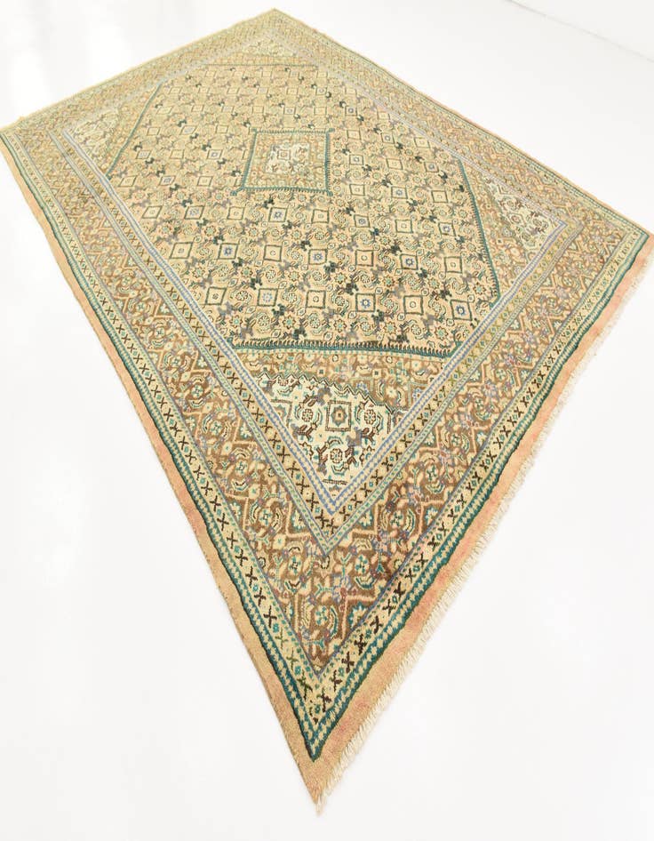 Detail image of 9' 9 x 13' 5 Hand Knotted Farahan Persian Wool Rug