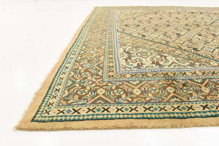 9' 9 x 13' 5 Hand Knotted Farahan Persian Wool Rug