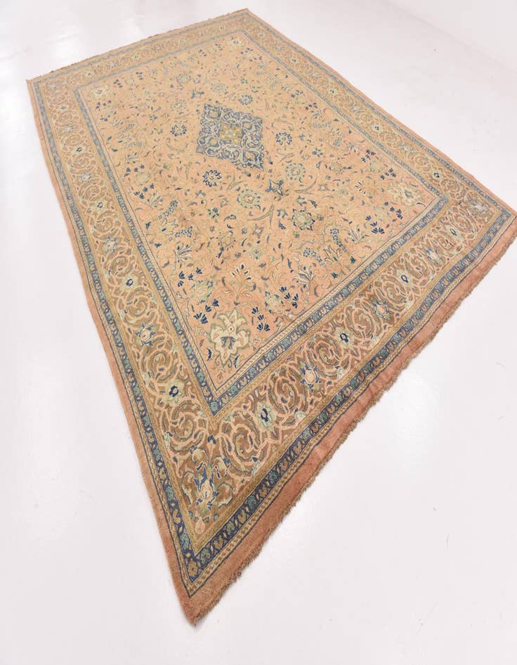 Detail image of 9' 9 x 12' 10 Hand Knotted Farahan Persian Wool Rug