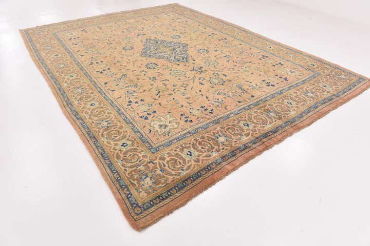 9' 9 x 12' 10 Hand Knotted Farahan Persian Wool Rug