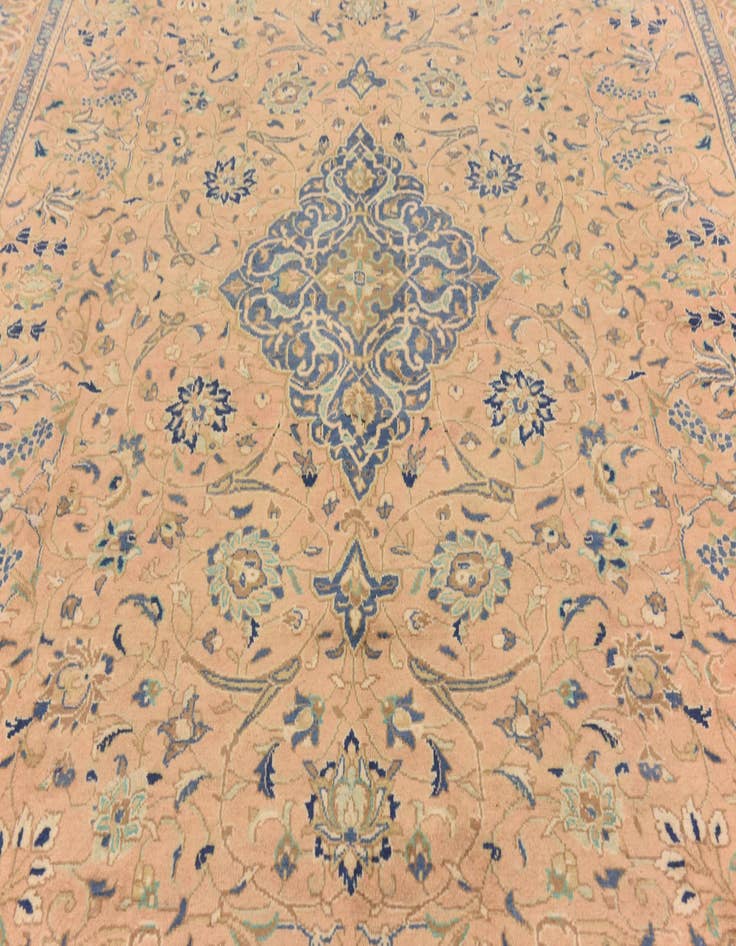 Detail image of 9' 9 x 12' 10 Hand Knotted Farahan Persian Wool Rug