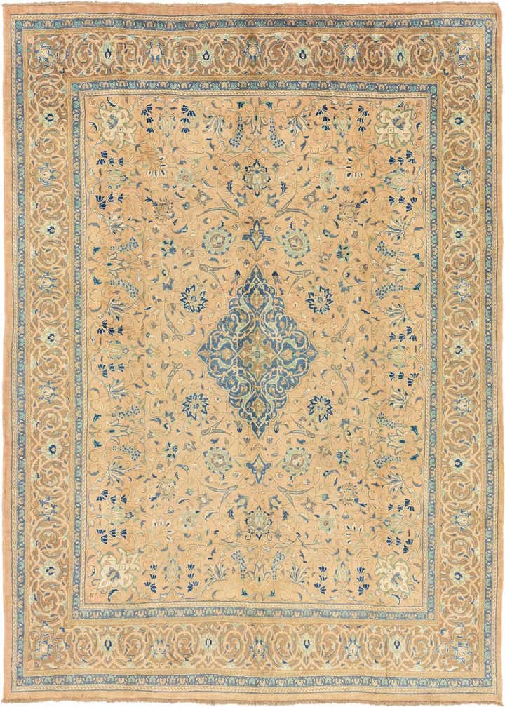 9' 9 x 12' 10 Hand Knotted Farahan Persian Wool Rug