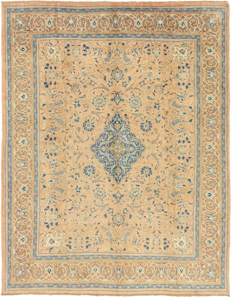 Detail image of 9' 9 x 12' 10 Hand Knotted Farahan Persian Wool Rug