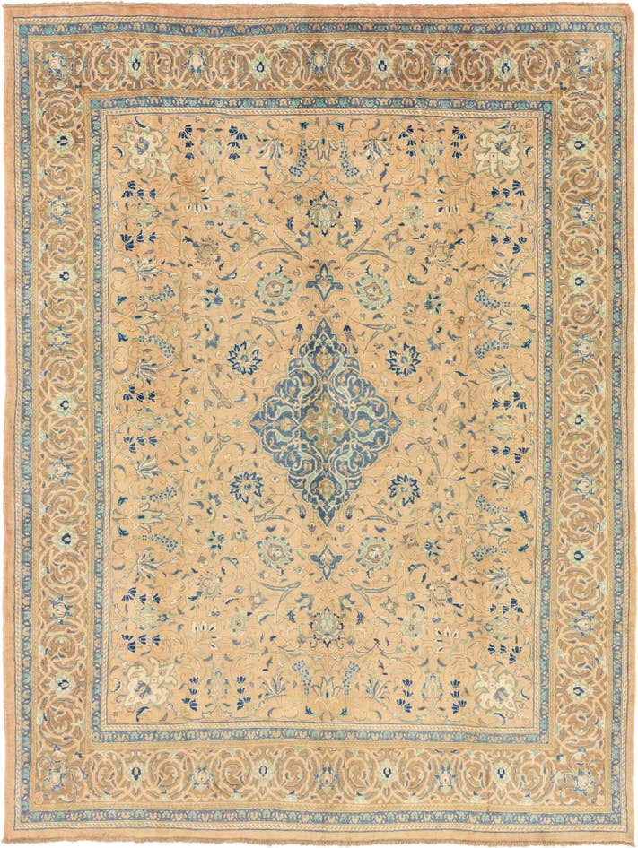 Detail image of 9' 9 x 12' 10 Hand Knotted Farahan Persian Wool Rug
