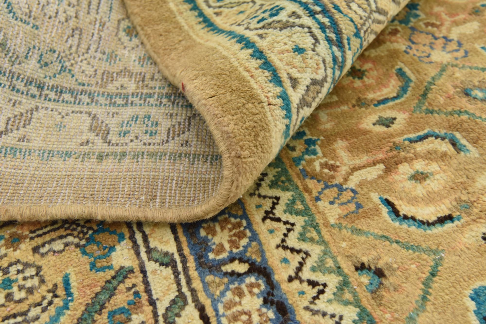 9' 6 x 12' 9 Hand Knotted Farahan Persian Wool Rug