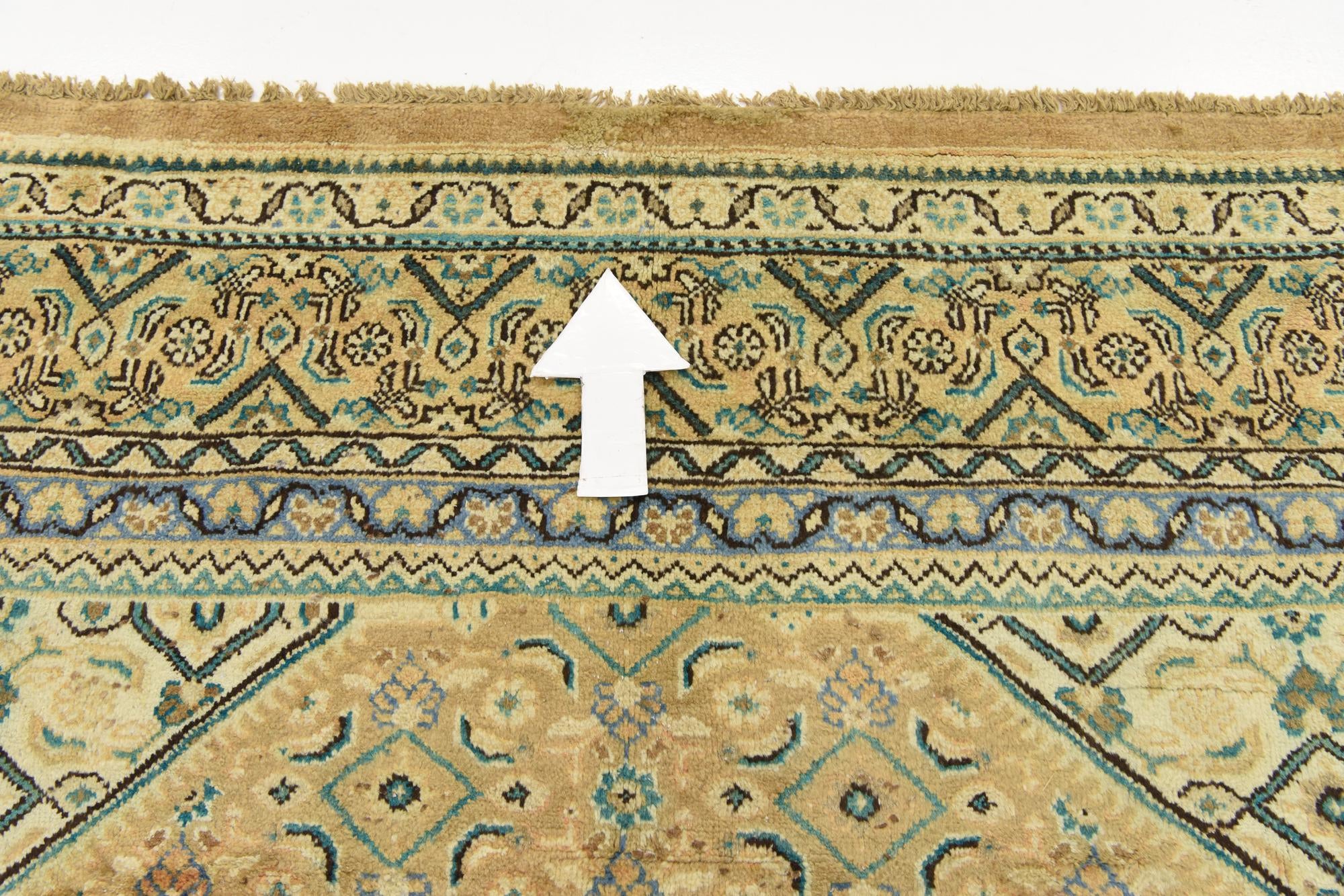 9' 6 x 12' 9 Hand Knotted Farahan Persian Wool Rug