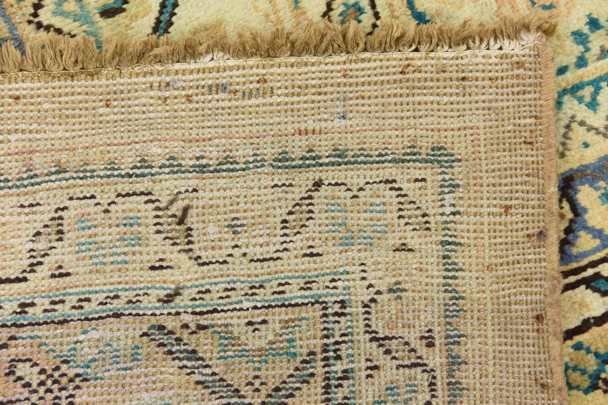 9' 6 x 12' 9 Hand Knotted Farahan Persian Wool Rug