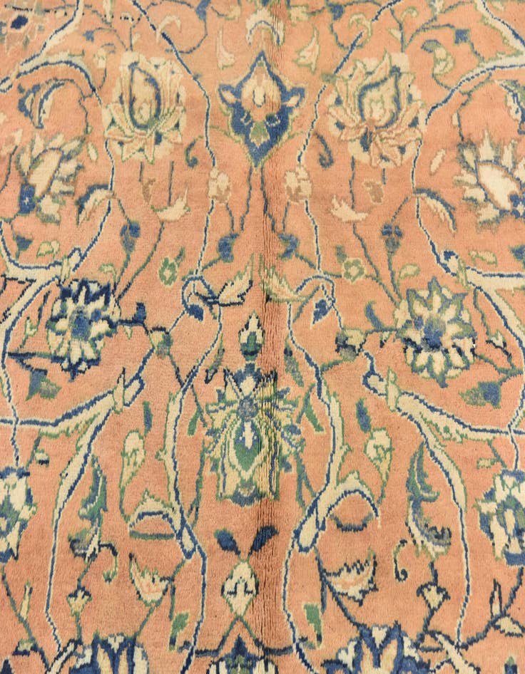 Detail image of 9' 10 x 13'  Hand Knotted Farahan Persian Wool Rug